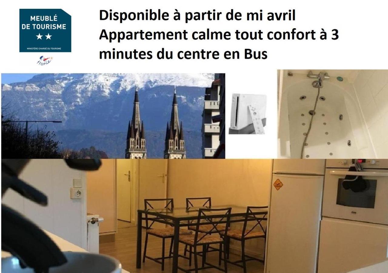 Appart Chartreux Baignoire Massante ,A 3 Minutes Du Centre En Bus! 2 Etoiles Atout France Voiron Exterior photo